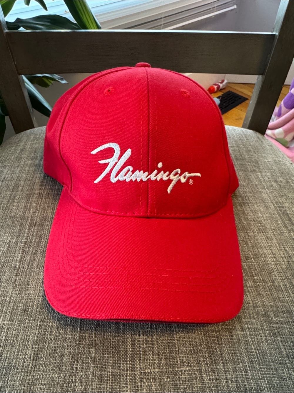 Las Vegas Flamingo Hotel Red Hat baseball cap adjustable